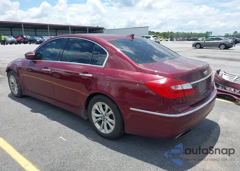 2013 Hyundai Genesis 3.8 from USA, damaged, VIN KMHGC4DD8DU237002